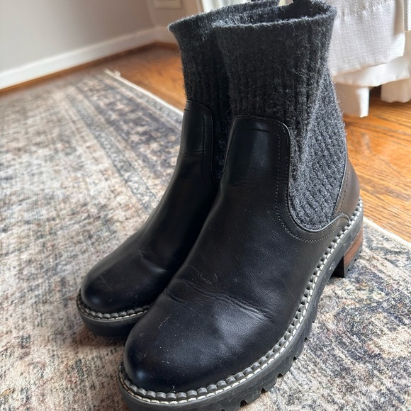 Universal Thread Black and Gray Women's Boots - Picture 5 of 7